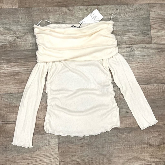 ZARA BLOGGER FAVE!!! Semi-Sheer Top NWT LAST ONE!!! - Picture 16 of 16